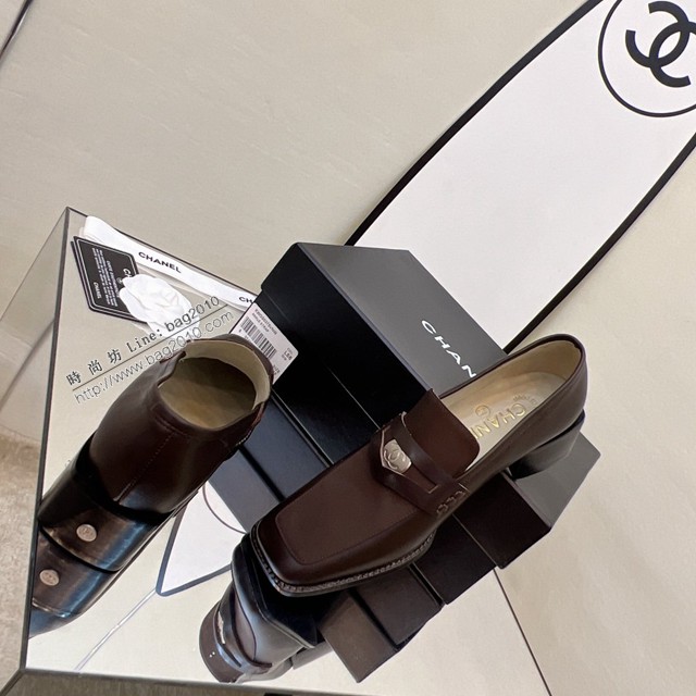 Chanel香奈兒高品質樂福鞋 vintagd系列女士單鞋皮鞋 dx3005